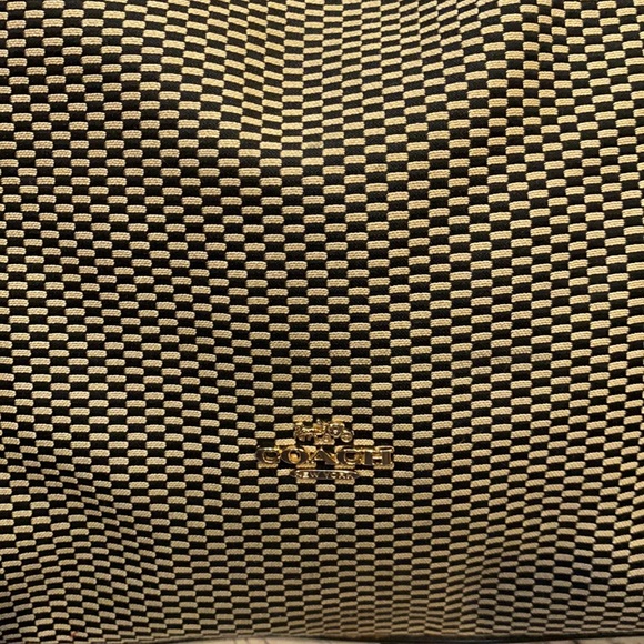 Coach Pebbled Leather and Jacquard Fabric Shoulder bag Legacy collection - Picture 3 of 16